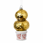 Red Topiary Ornament