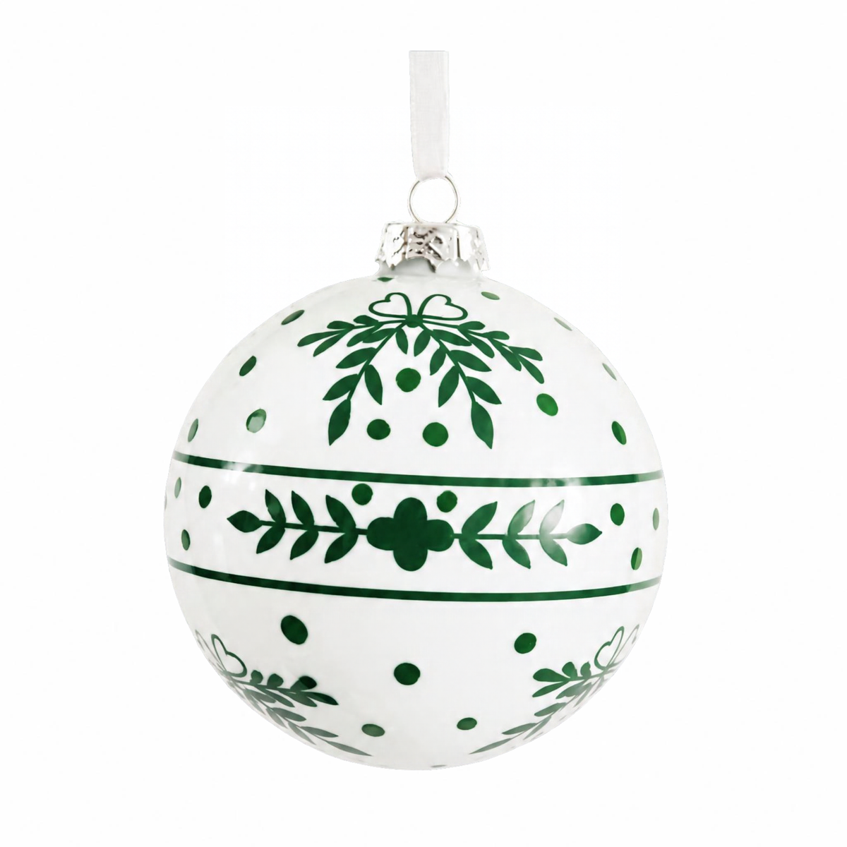Green Greenery Ball Ornament