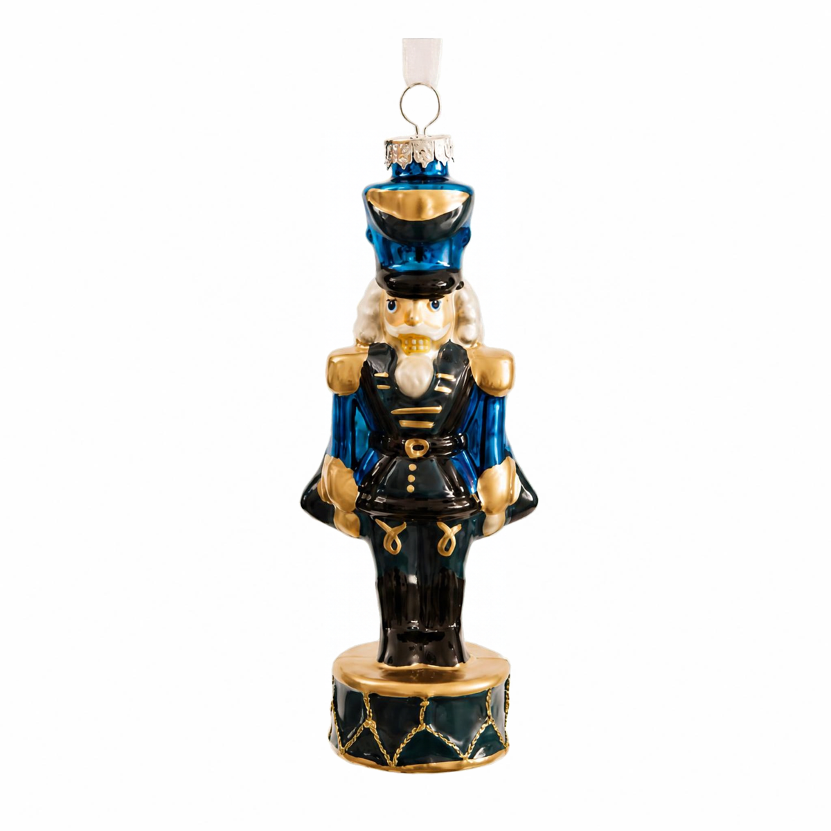 Navy & Gold Soldier Ornament