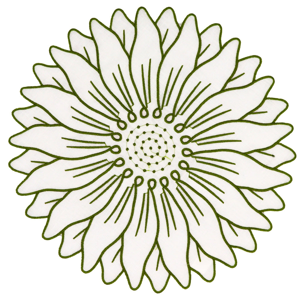 Olive Bloom Placemat - Set of 4