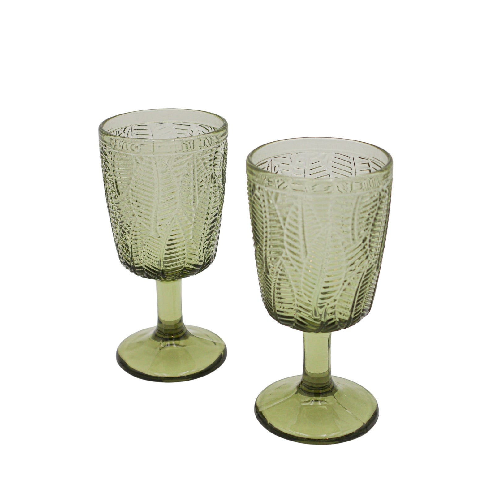 Olive Leaf Goblet - Set of 4