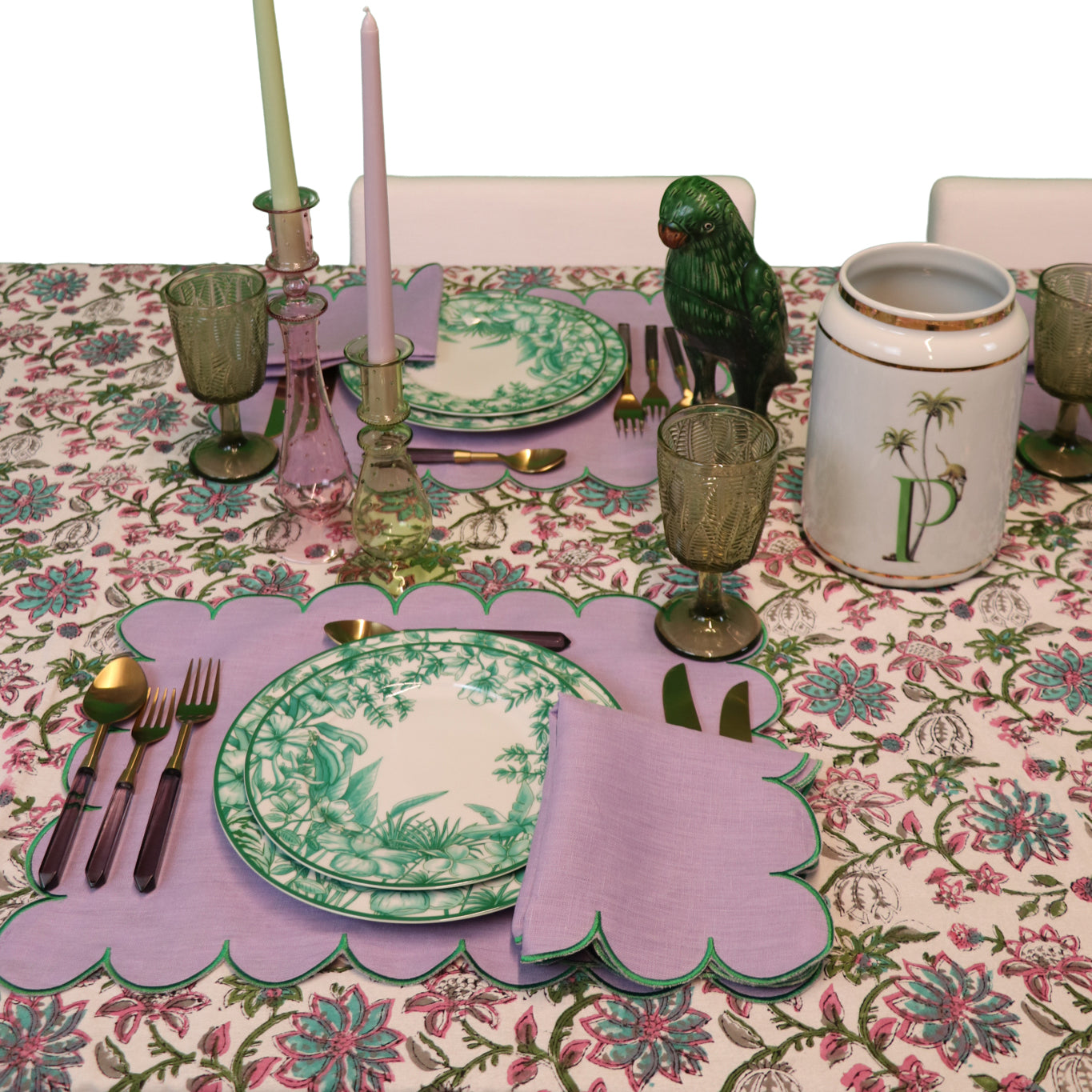 Olive Leaf Goblet - Set of 4