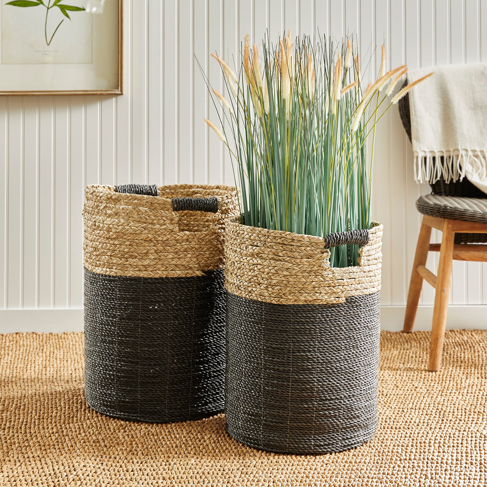 Eliana Hamper Baskets, Set of 2