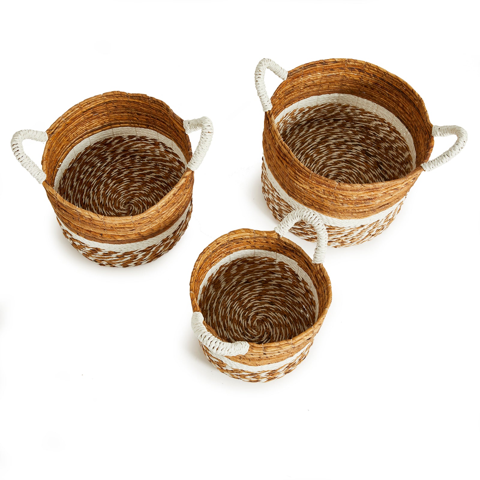 Veyron Largo Round Baskets, Set of 3