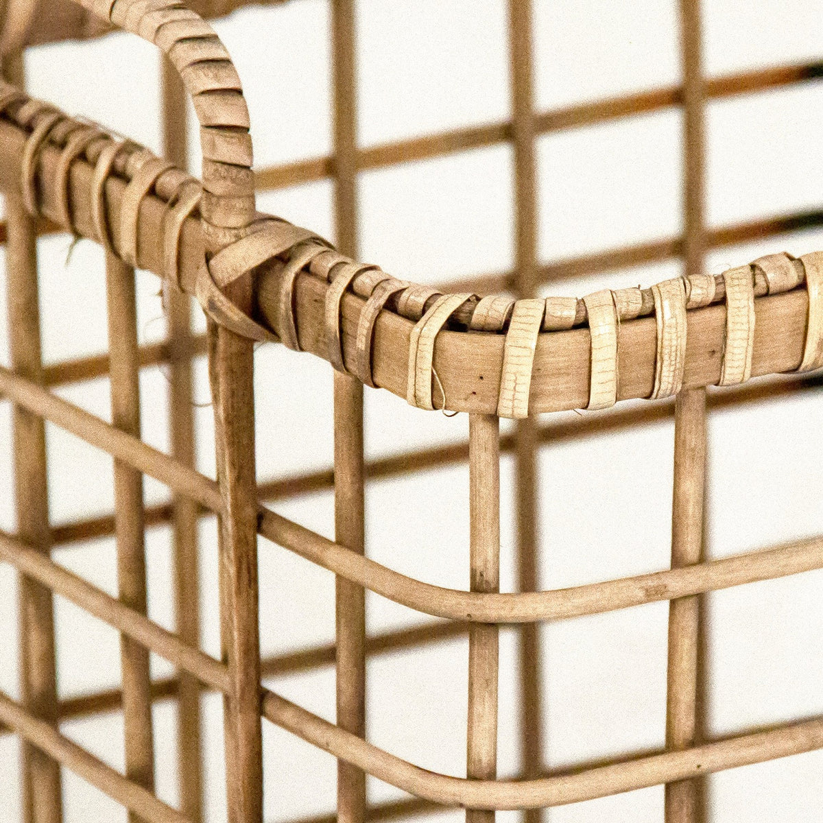Synthetic Rattan Storage Basket