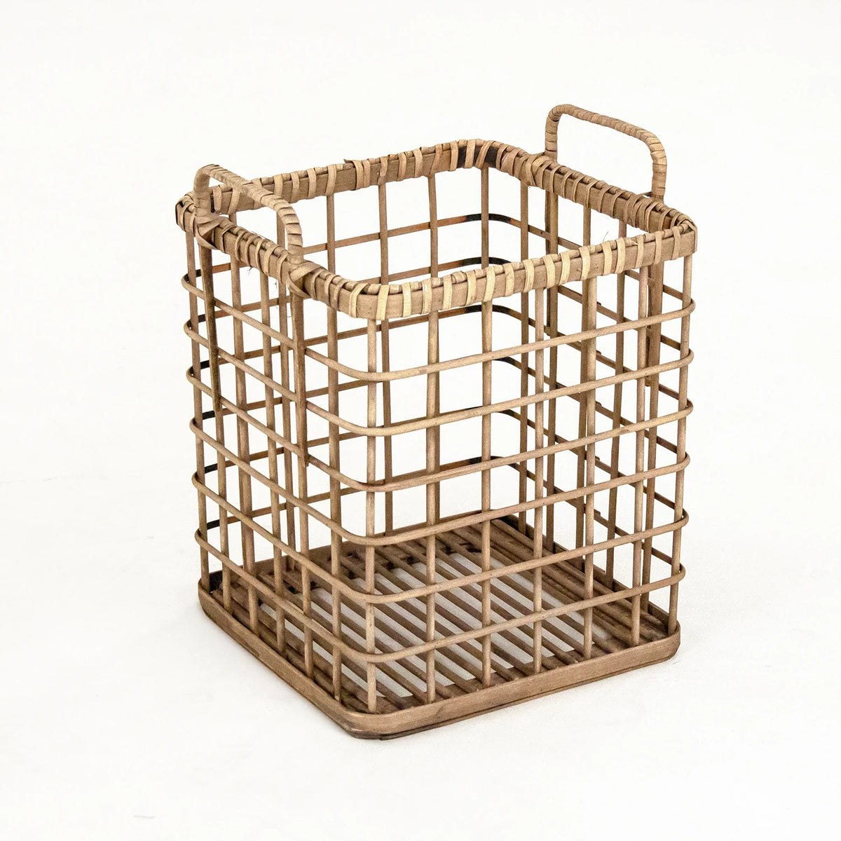 Synthetic Rattan Storage Basket