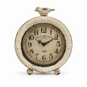 Marguerite Bird Table Clock