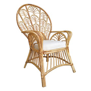 Peacock High Back Chair - Clear Coat