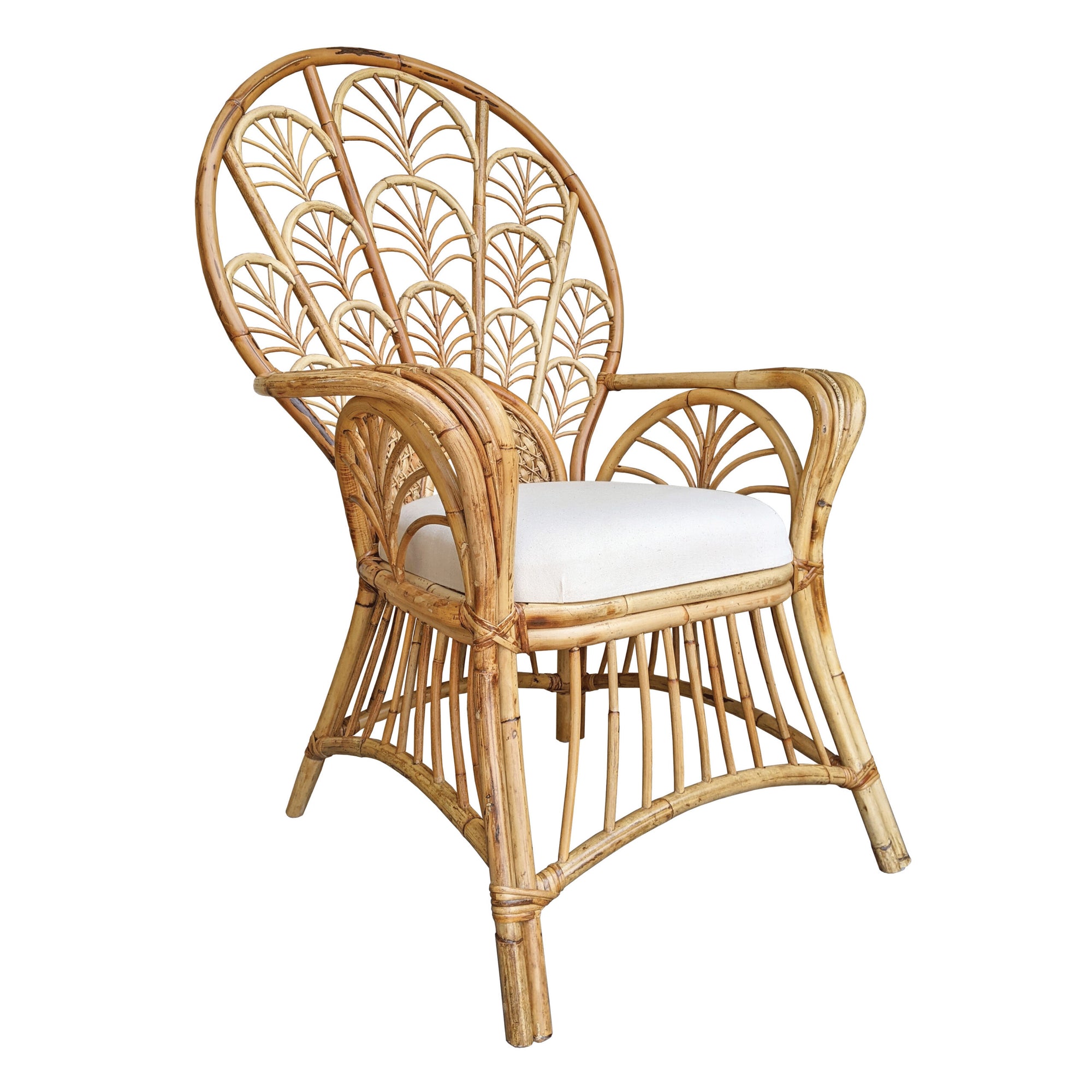 Peacock High Back Chair - Clear Coat