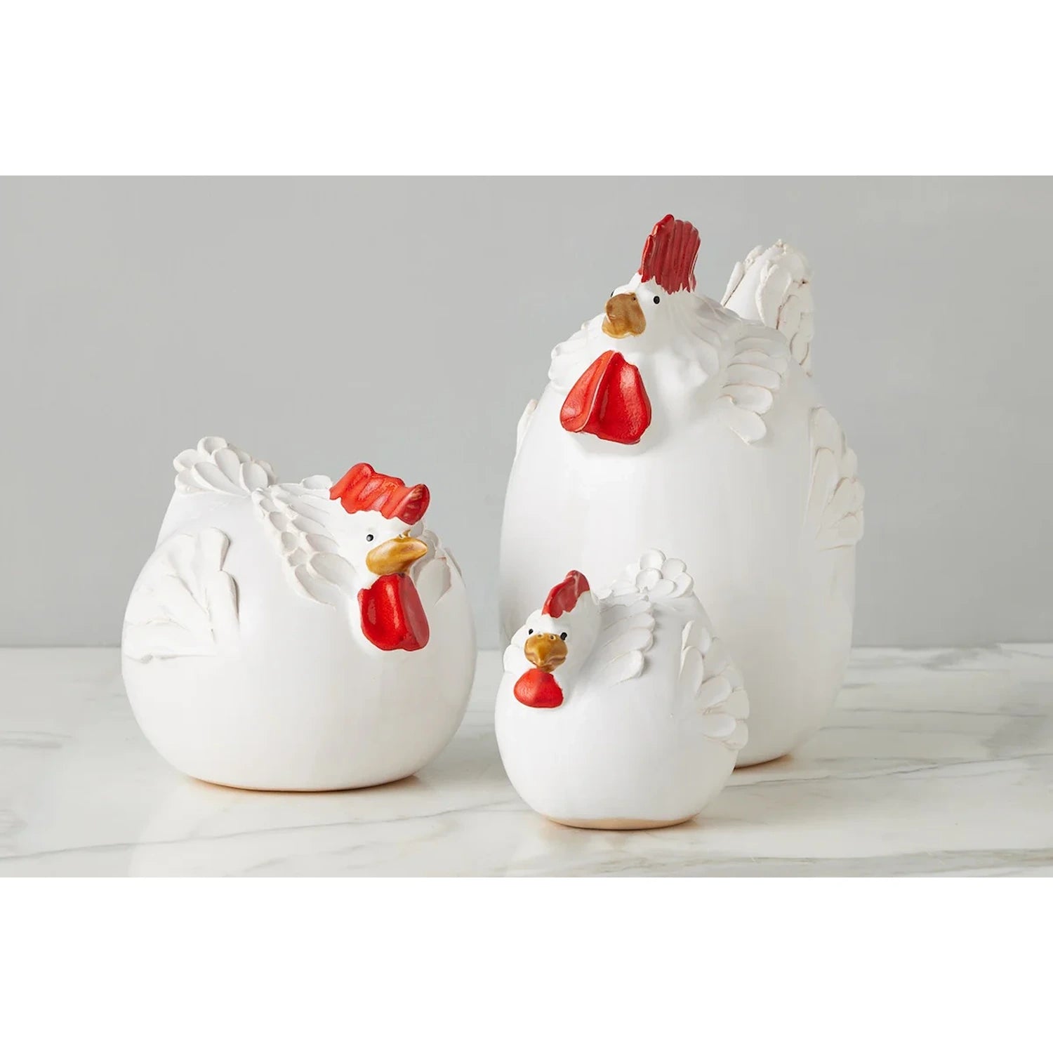 Ceramic Country French Hen/Rooster