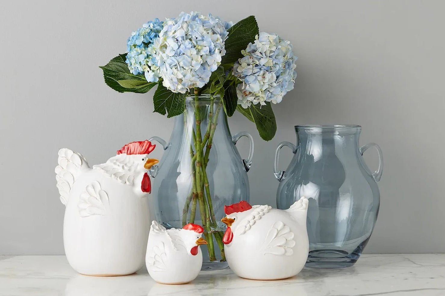 Ceramic Country French Hen/Rooster