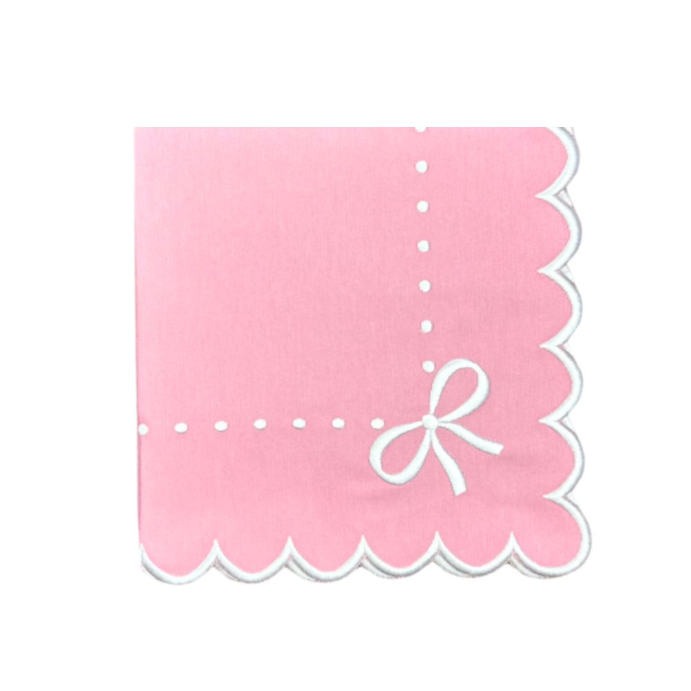 Juliet Bows Napkin - Pink (Set of 4)