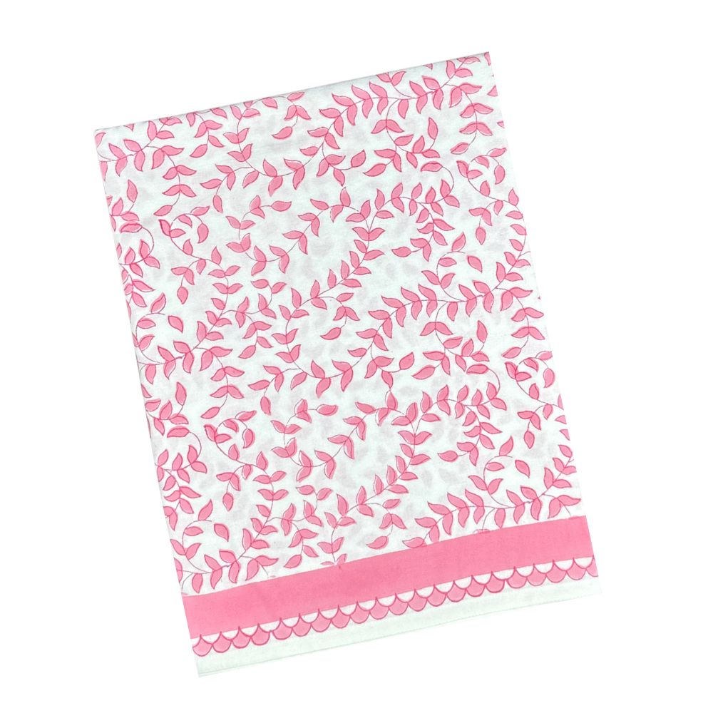 Pink Leaves - Tablecloth