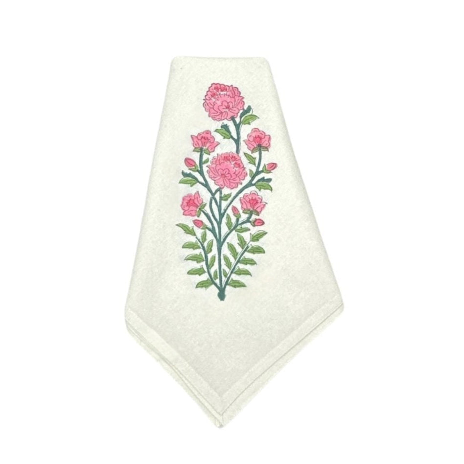 Pink Flower - Motif Napkin (Set of 4)