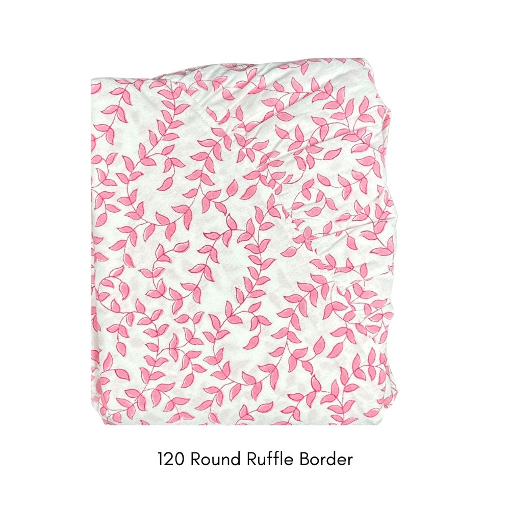 Pink Leaves - Tablecloth