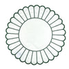 Studio Collection: Pippa Placemat - White/Dark Green (Set of 4)