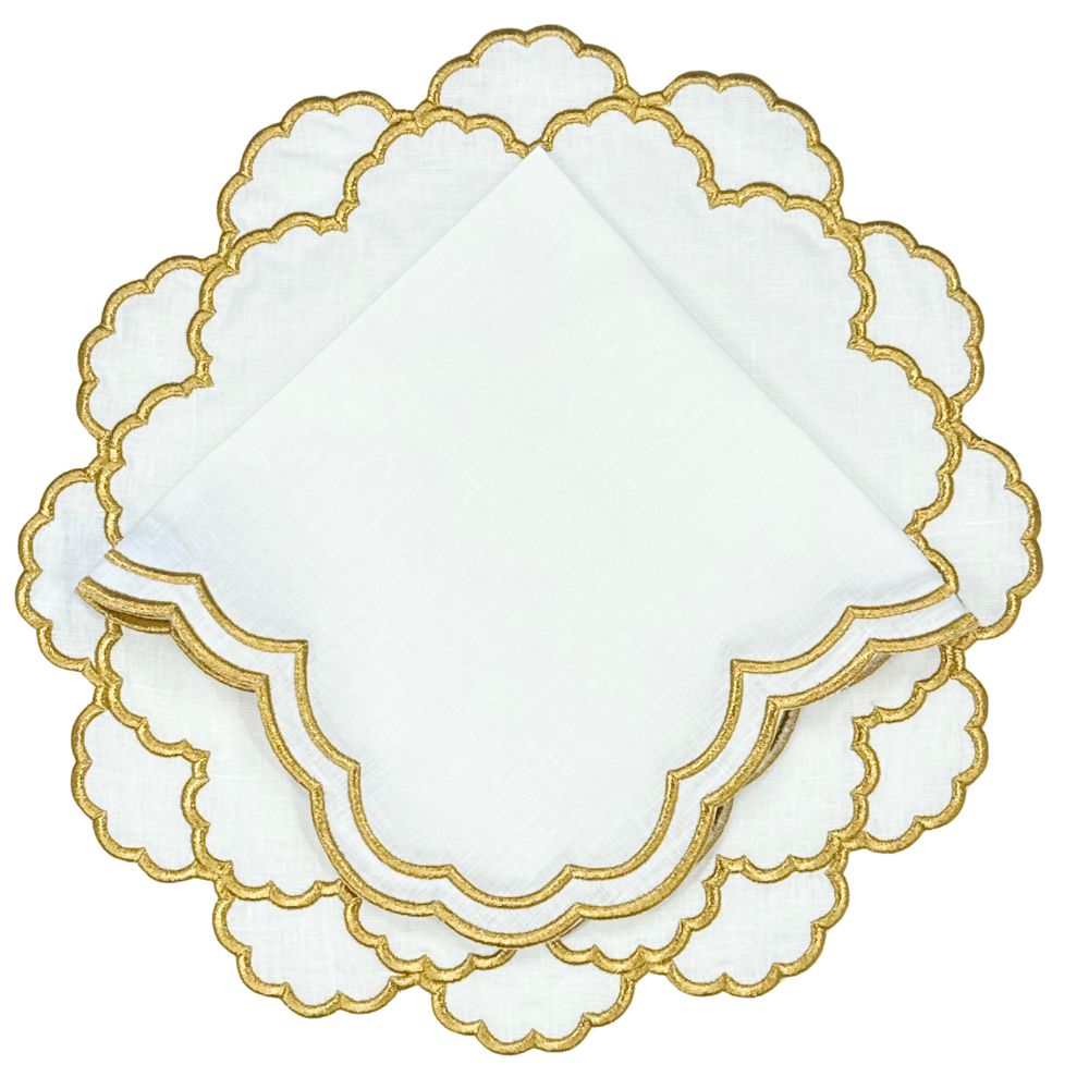 Studio Collection: Lillian Placemat - Gold (Set of 4)