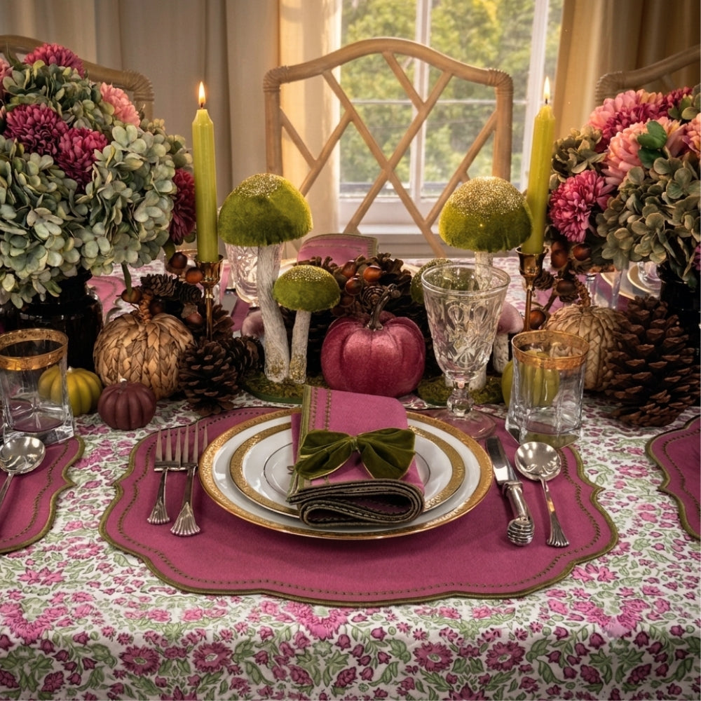 Charlotte Placemat - Plum and Sage (Set of 4)