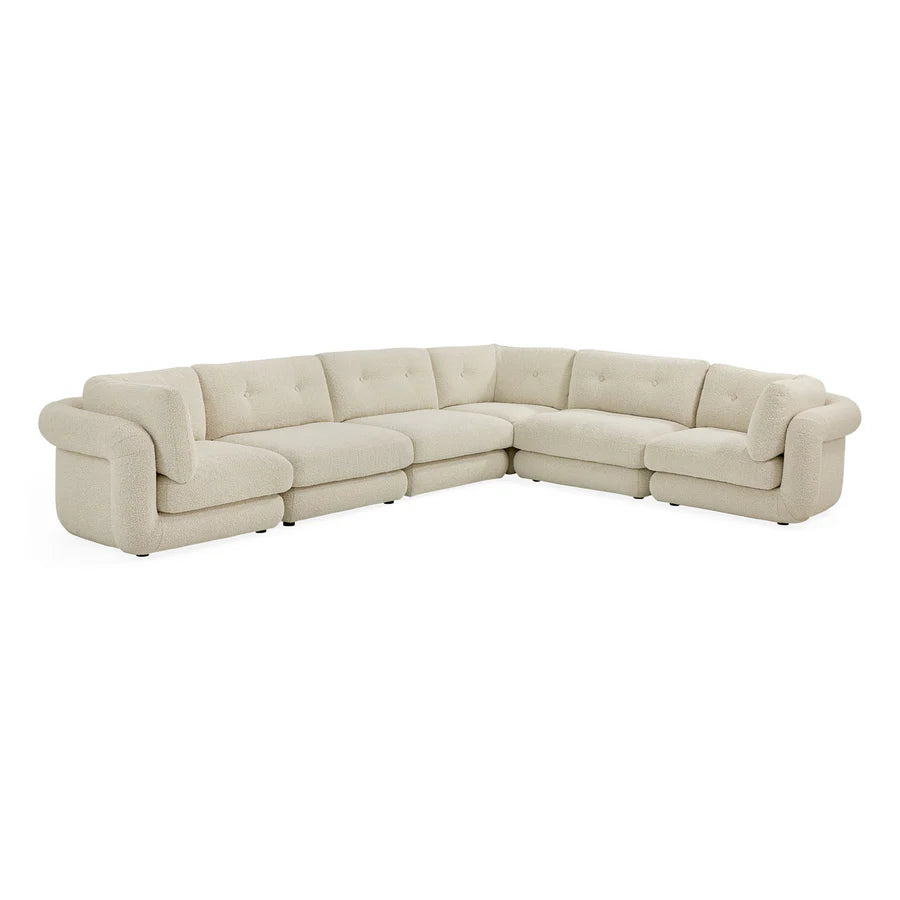 Pompidou Modular Six-Piece Sectional