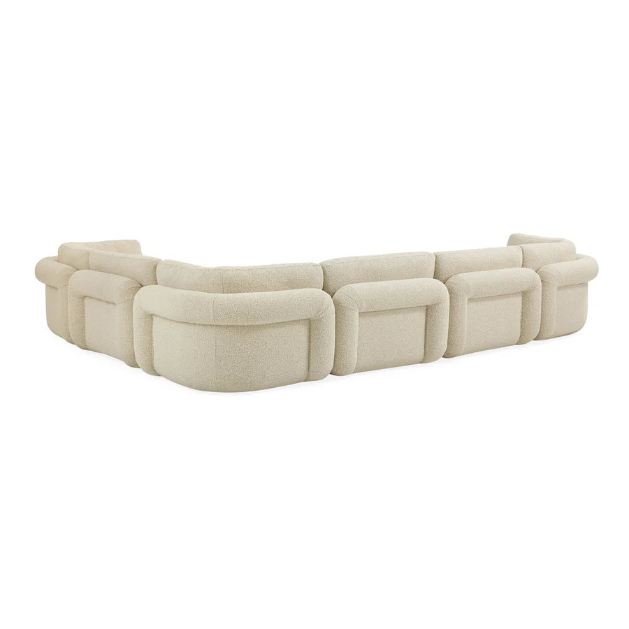 Pompidou Modular Six-Piece Sectional