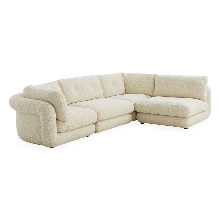 Pompidou Modular Four-Piece Sectional