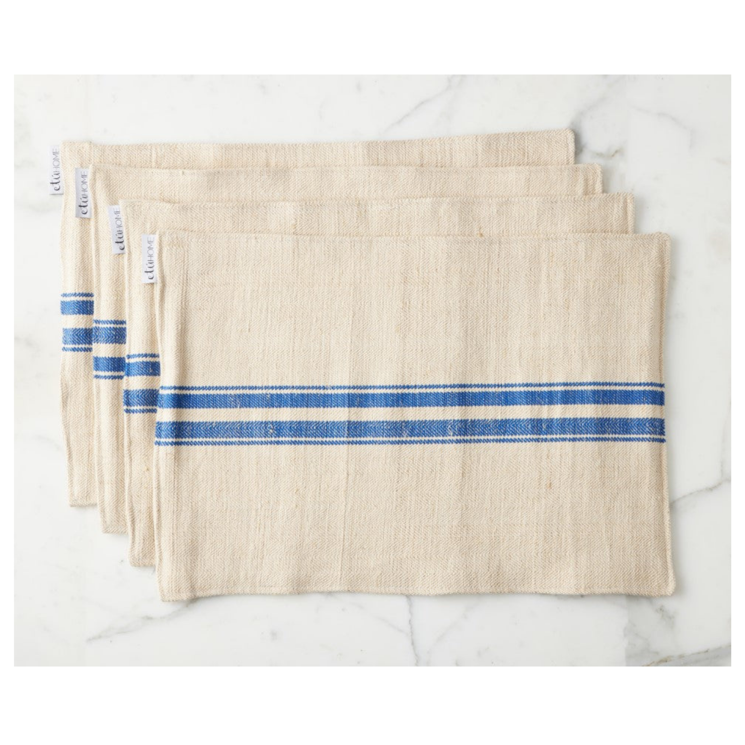 Blue Stripe Placemat, set of 4