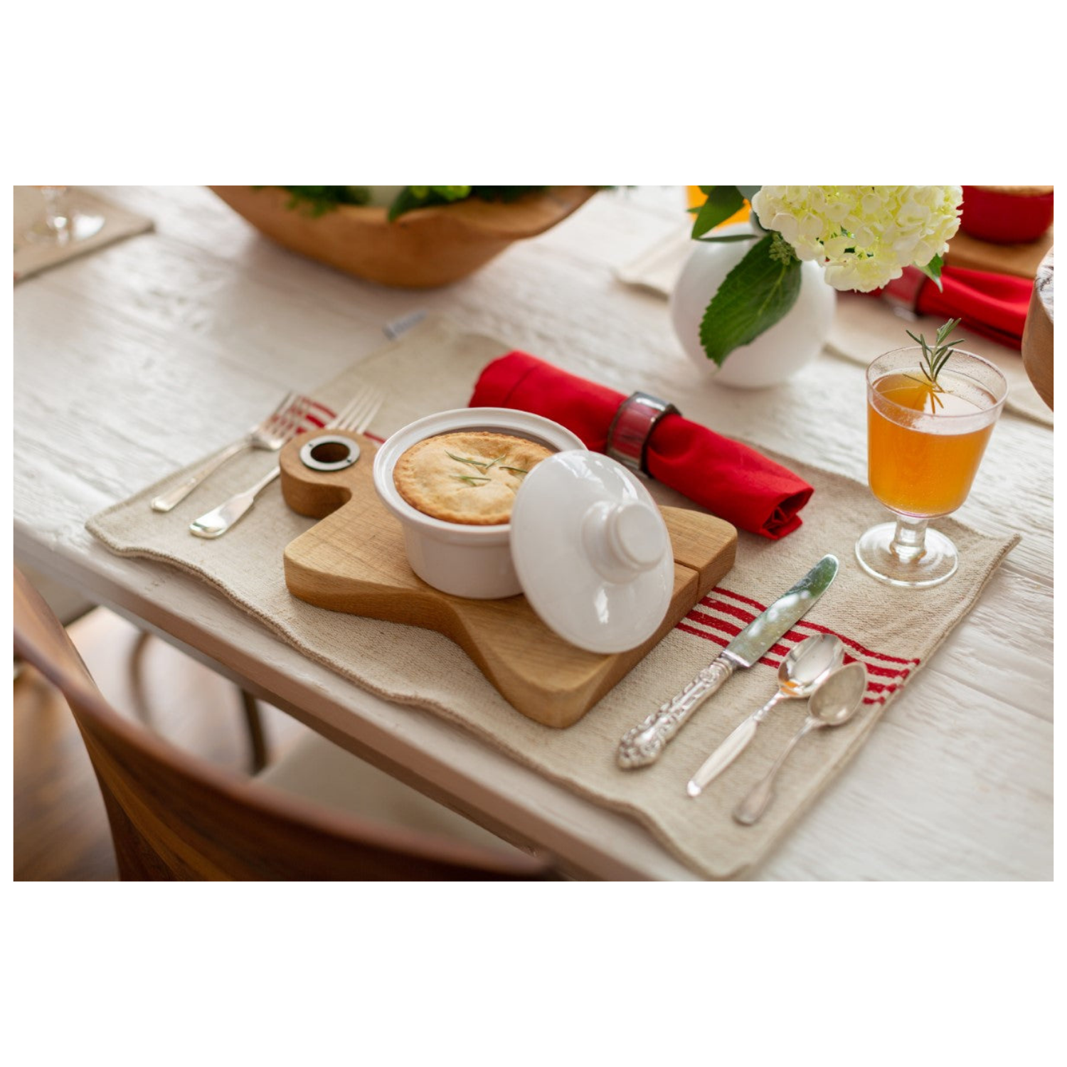 Red Stripe Placemat, set of 4