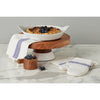Kitchen Tea Towel, Vintage Blue Stripe, Set of 2