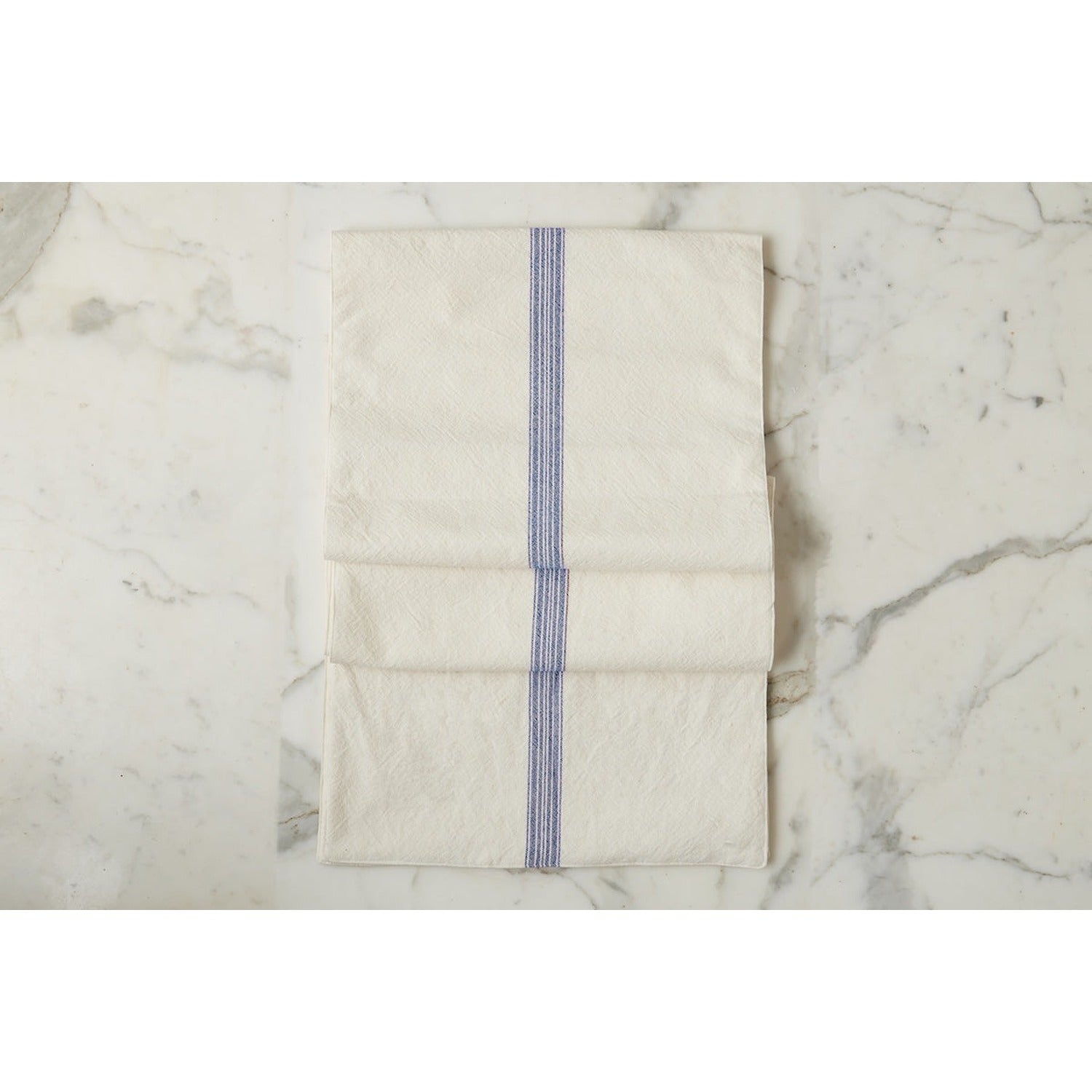 Table Runner, Vintage Blue Stripe