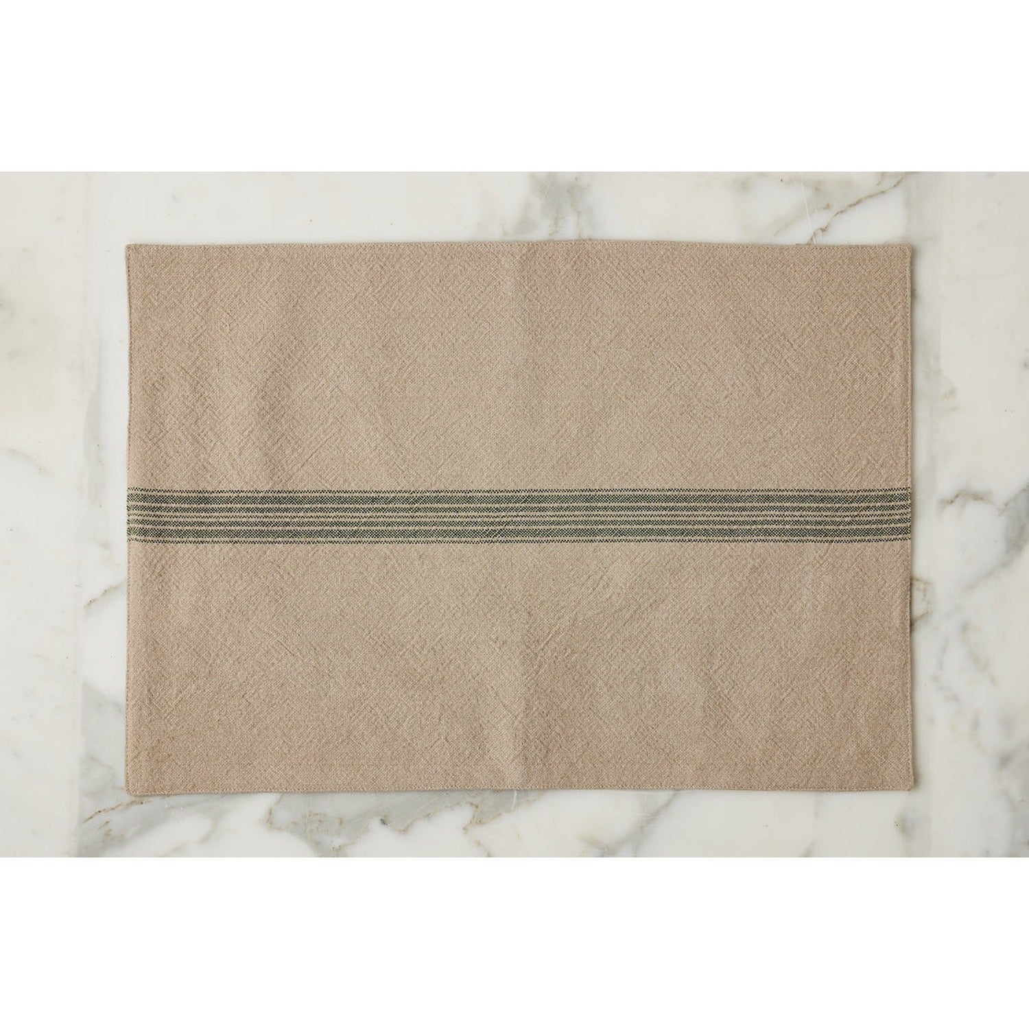 Rectangle Placemats, Vintage Spruce Green Stripe, Set of 4