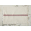 Rectangle Placemats, Vintage Merlot Red Stripe, Set of 4