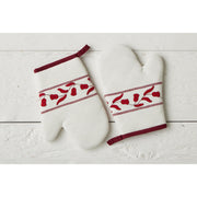 Oven Mitt, Merlot Red Tulip, Set of 2