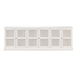 Luciana 6 Cane Dr Buffet, Cortina White