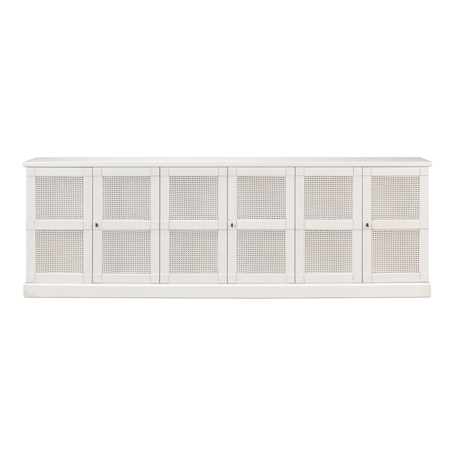 Luciana 6 Cane Dr Buffet, Cortina White