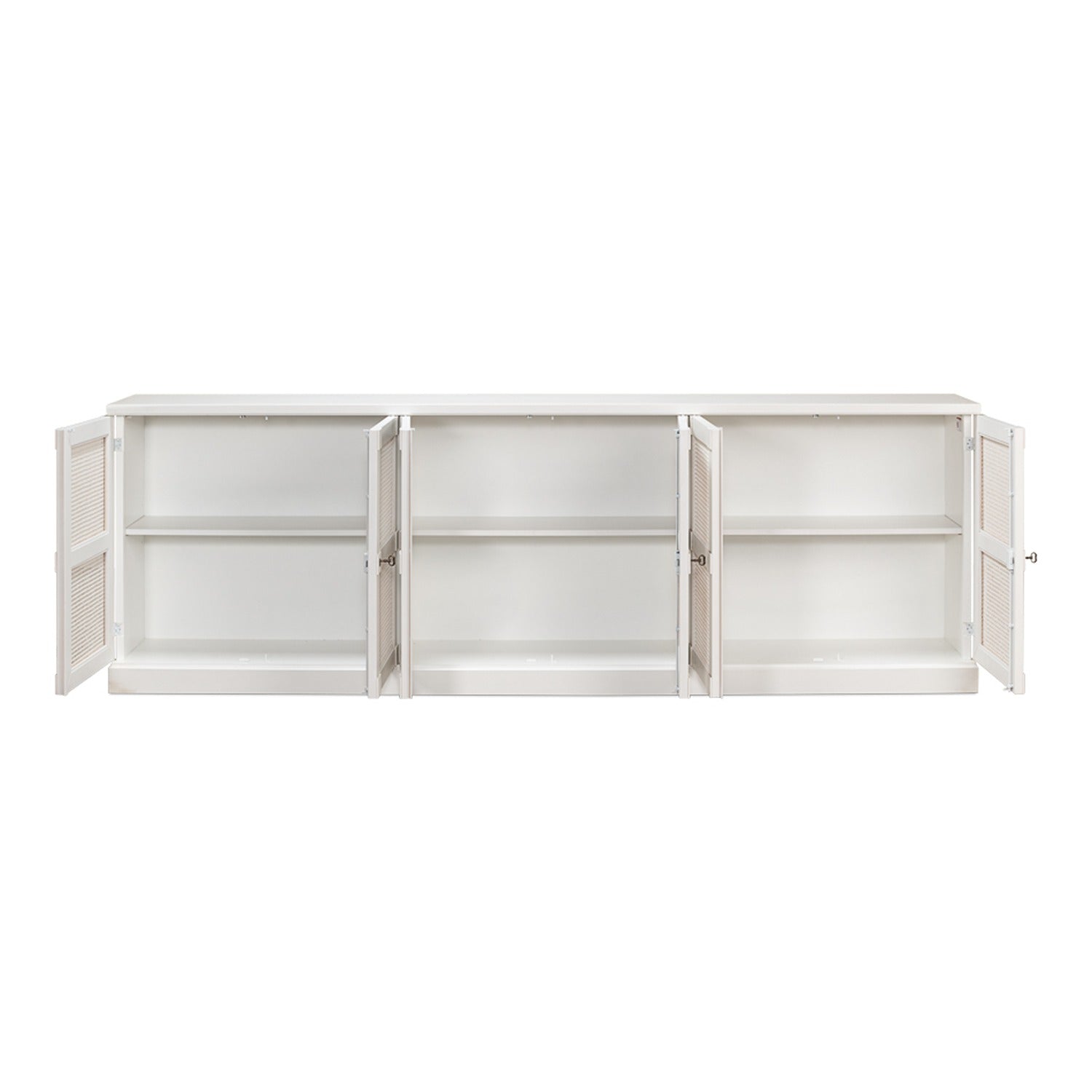 Luciana 6 Cane Dr Buffet, Cortina White