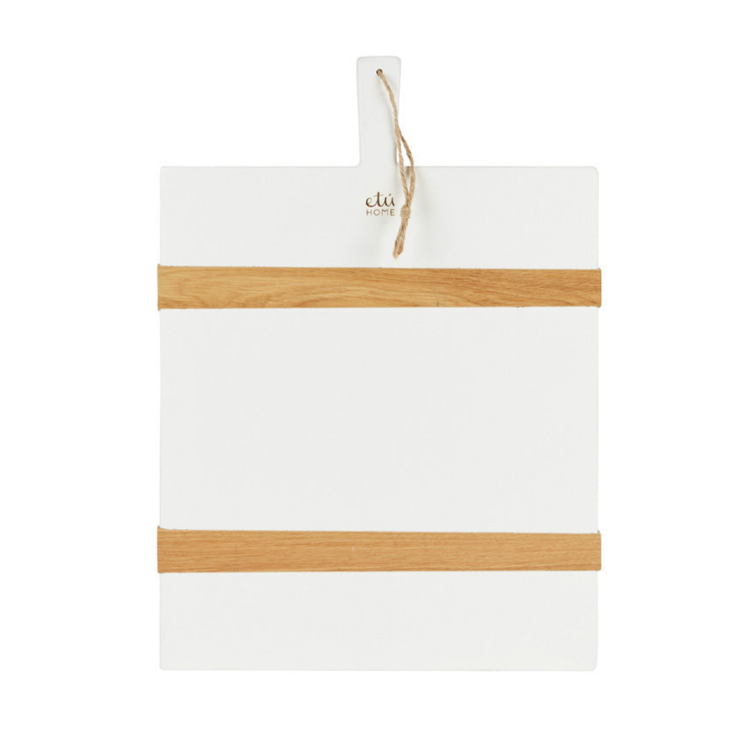 White Rectangle Mod Charcuterie Board, Medium