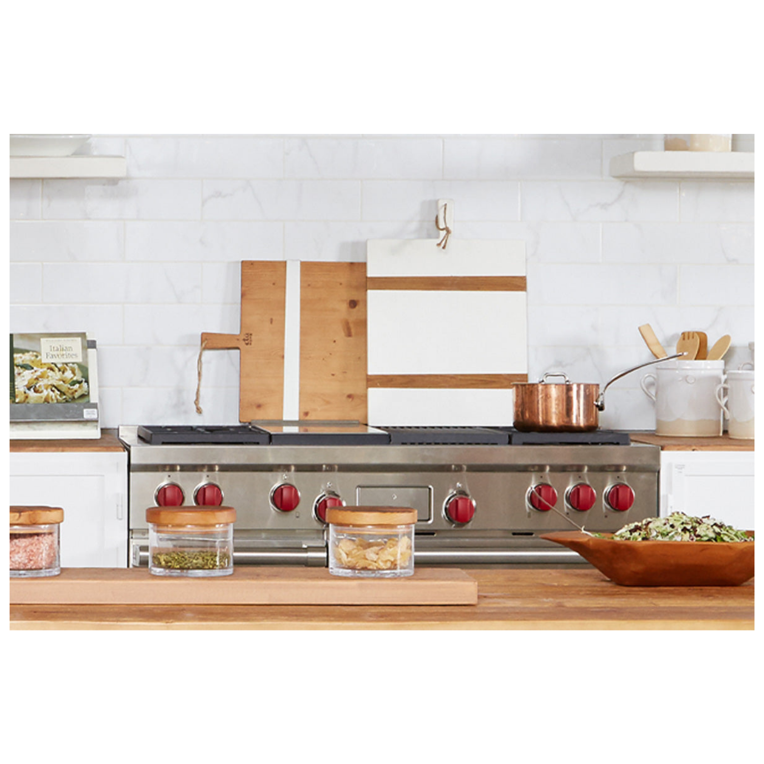 White Rectangle Mod Charcuterie Board