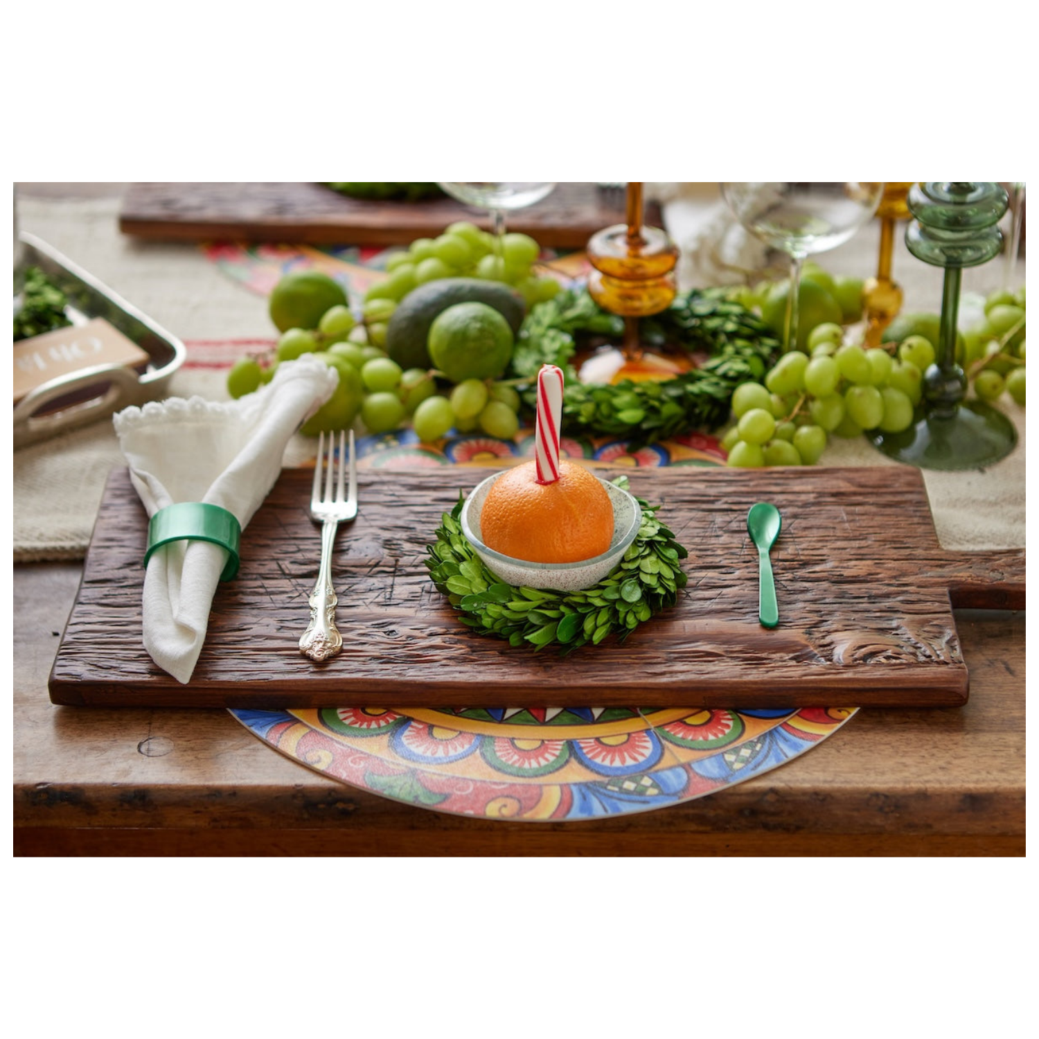 Rectangle Heritage Charcuterie Board, Medium