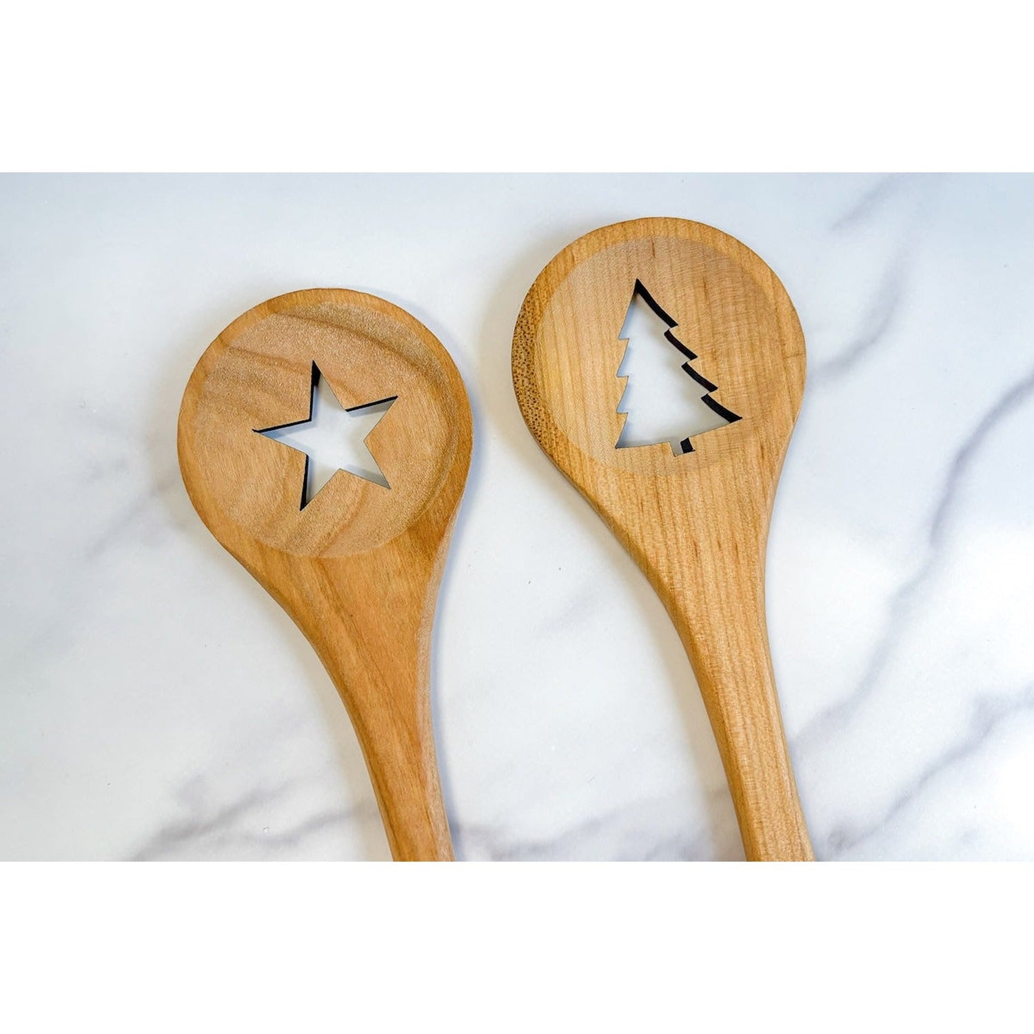 Euro Holiday Spoon Set, Beechwood