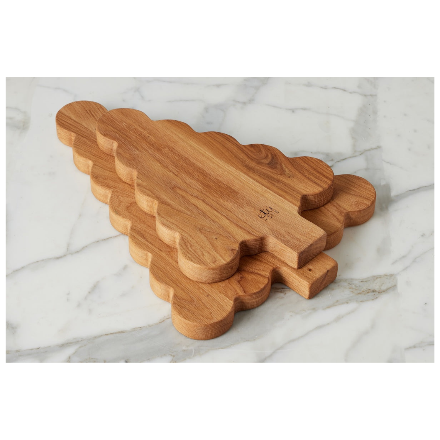 Scalloped Tree Cutting Board, Small