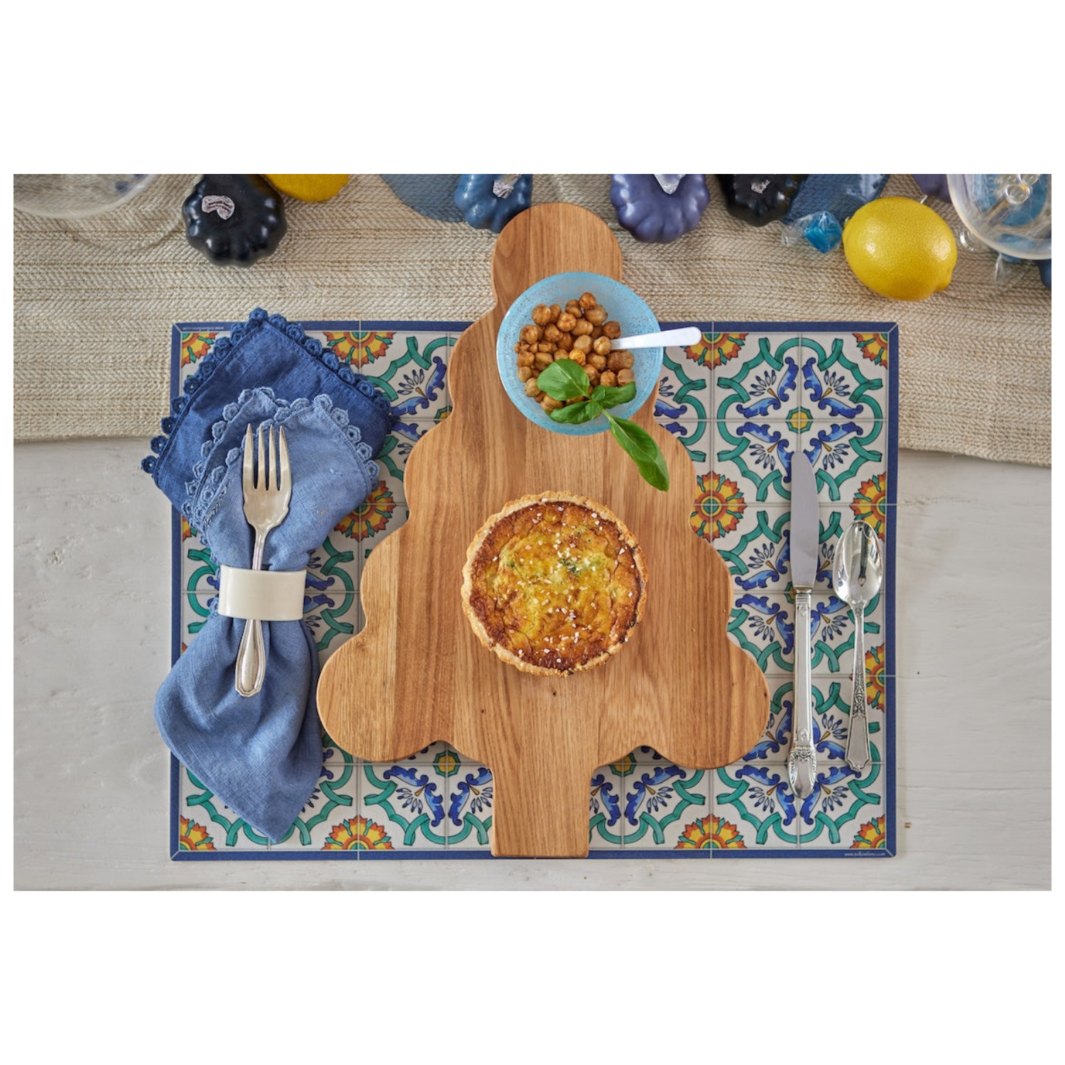 Scalloped Tree Cutting Board, Small