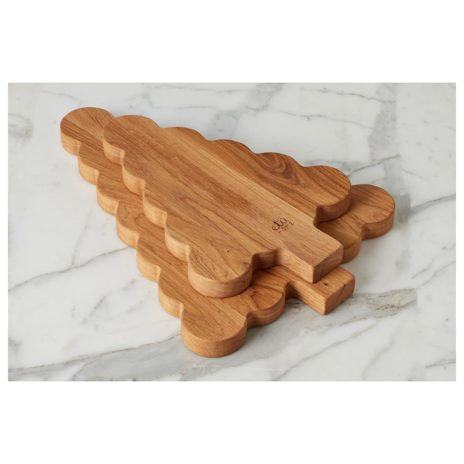 Scalloped Tree Cutting Board, Large