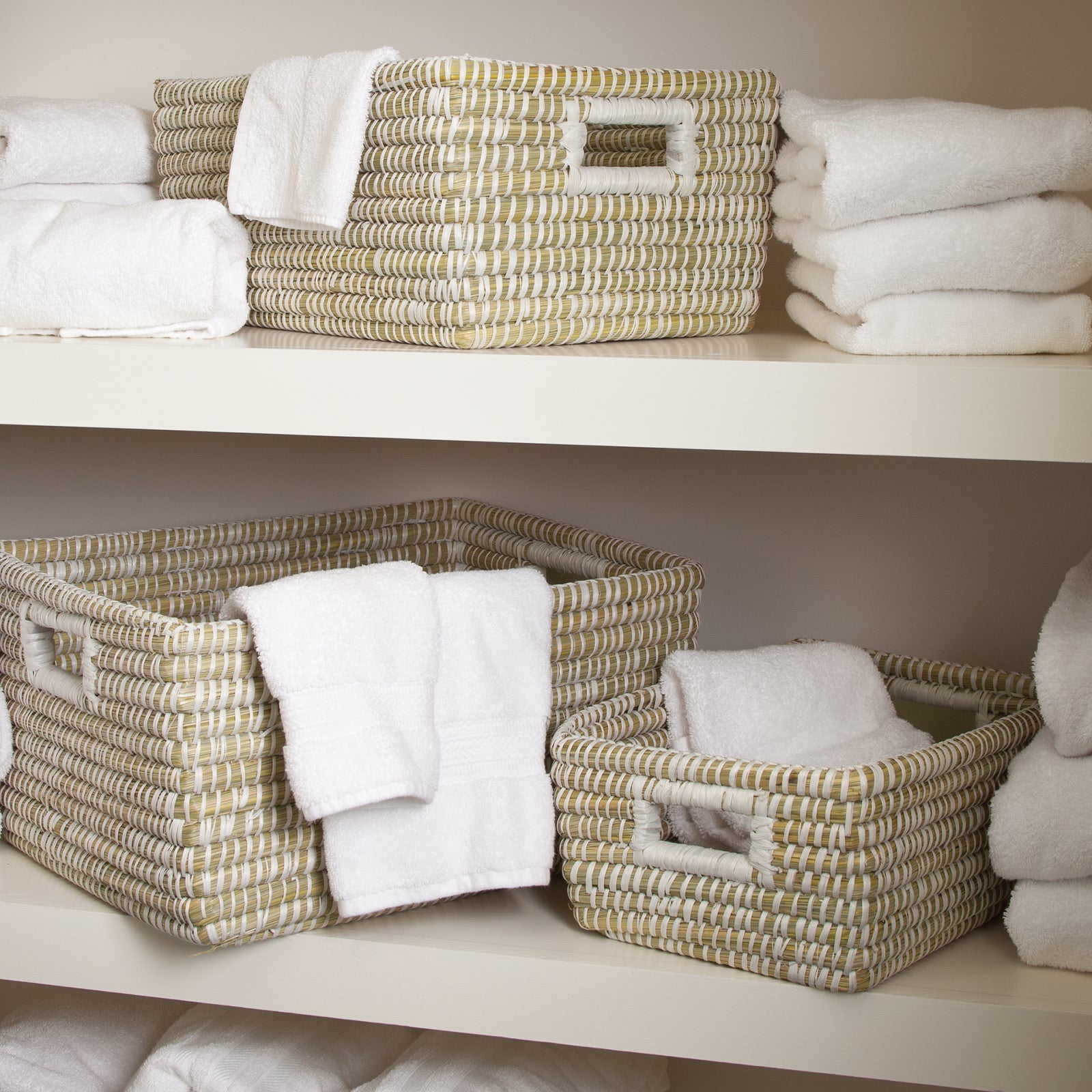 Raven Rectangular Storage Baskets Set of 3