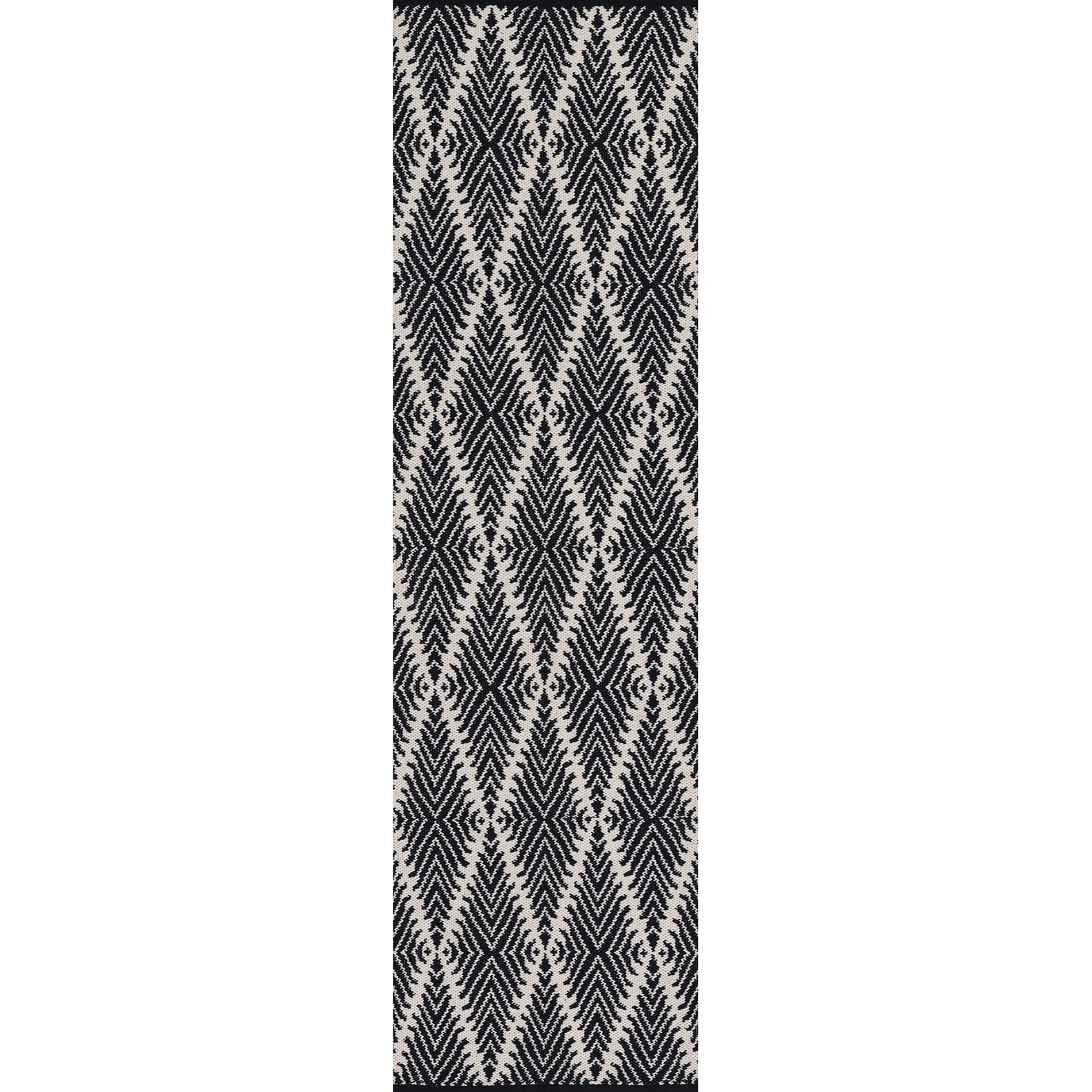 Erin Gates by Momeni River Beacon Black Hand Woven Indoor Outdoor Area Rug