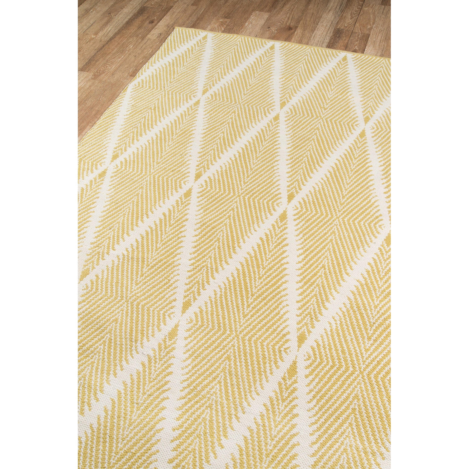 Erin Gates by Momeni River Beacon Citron Hand Woven Indoor Outdoor Area Rug