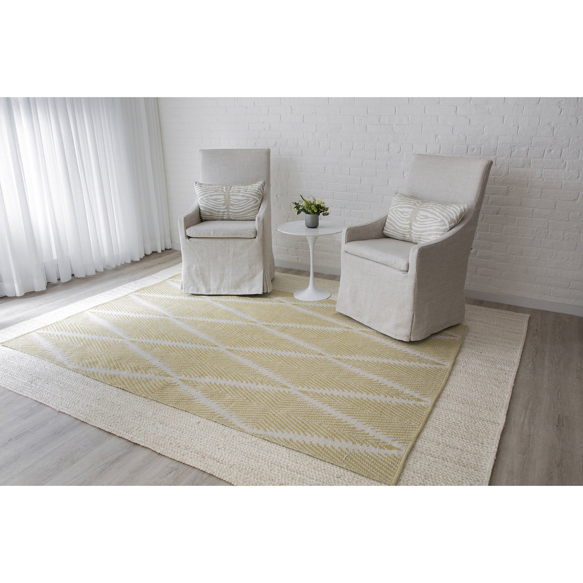 Erin Gates by Momeni River Beacon Citron Hand Woven Indoor Outdoor Area Rug