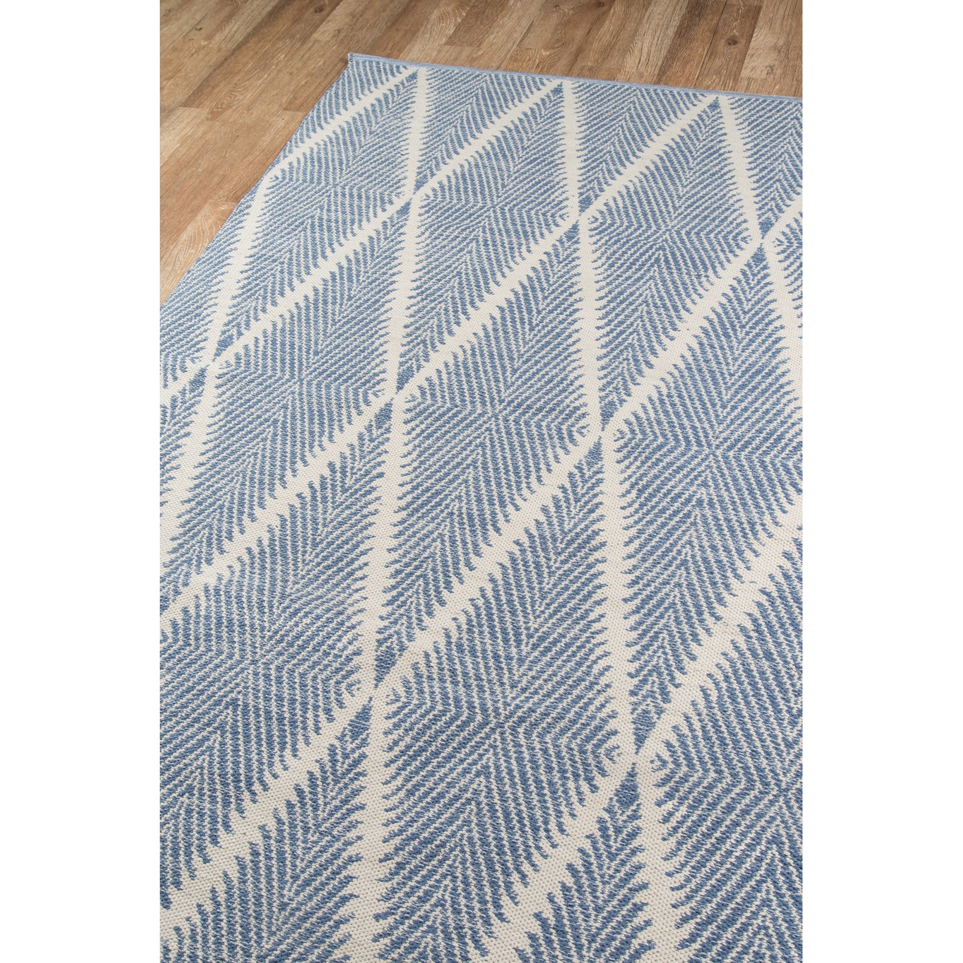 Erin Gates by Momeni River Beacon Denim Hand Woven Indoor Outdoor Area Rug