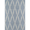 Erin Gates by Momeni River Beacon Denim Hand Woven Indoor Outdoor Area Rug