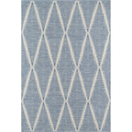 Erin Gates by Momeni River Beacon Denim Hand Woven Indoor Outdoor Area Rug