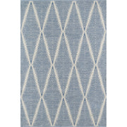 Erin Gates by Momeni River Beacon Denim Hand Woven Indoor Outdoor Area Rug